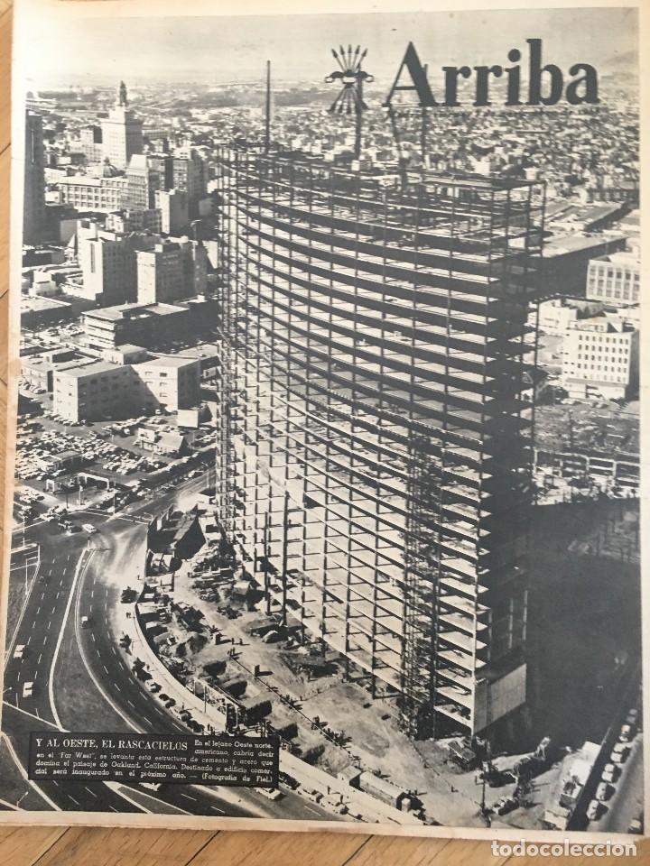 Sammeln von Zeitschriften und Zeitungen: ARRIBA (7-11-58) FERIA INVENTOS ESPA&Ntilde;OLES CDNA SOFIA PUBLICIDAD CORTEFIEL
