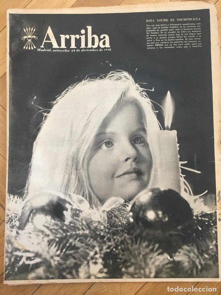 Collection Magazines and Newspapers: ARRIBA (24-12-58) SAN RAFAEL MADRID BERLIN NAVIDAD EN BARCELONA