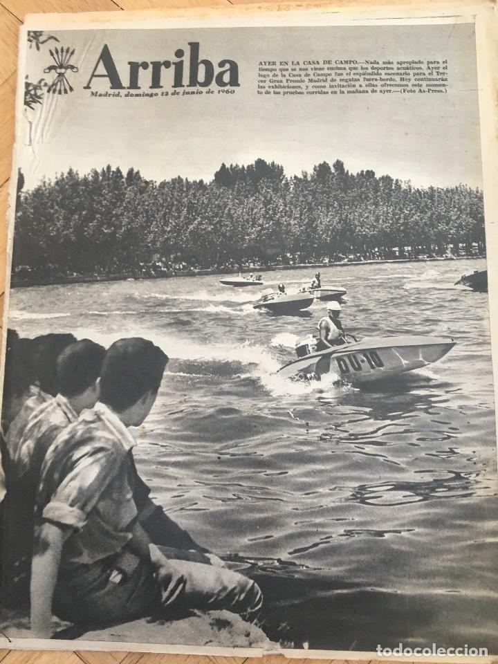 Collection Magazines and Newspapers: ARRIBA (12-6-60) CASA DE CAMPO MADRID CAPITAL SANTA ISABEL ANTONIO ORDO&Ntilde;EZ PUBLICIDAD CORTE INGLES
