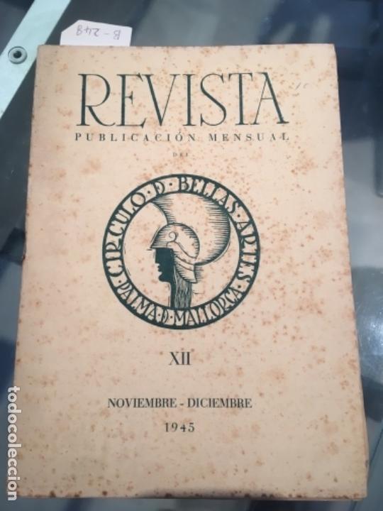 Coleccionismo de Revistas y Peri&oacute;dicos: REVISTA MENSUAL DEL C&Iacute;RCULO DE BELLAS ARTES DE PALMA DE MALLORCA, 1945