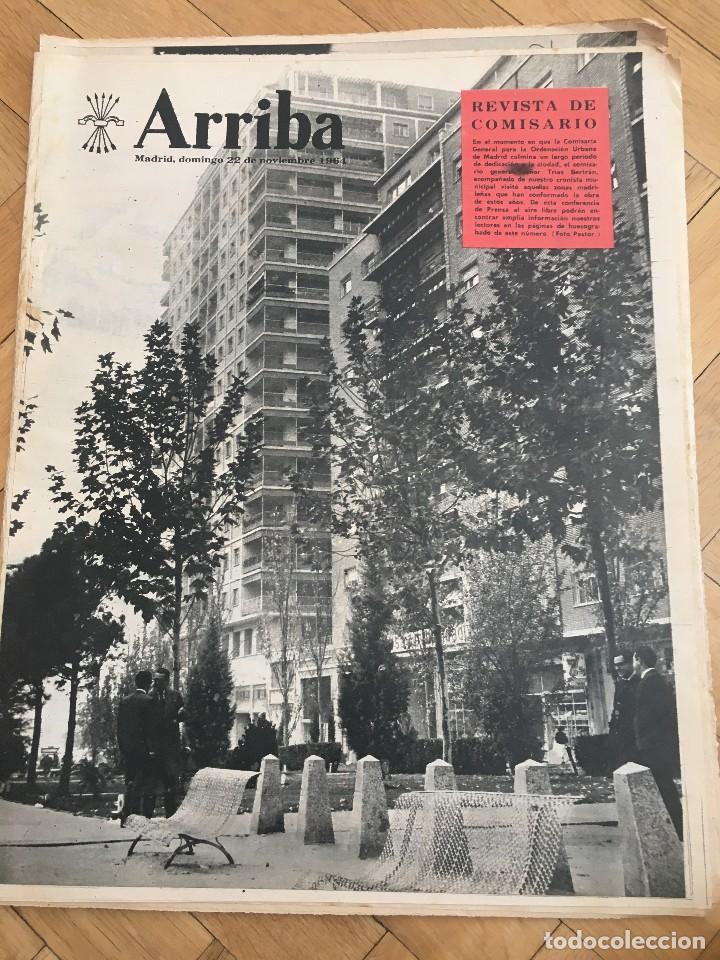 Coleccionismo de Revistas y Peri&oacute;dicos: ARRIBA (22-11-64) REVISTA DE COMISARIO RENAULT ONDINE 65 MUSEO PRADO MIGUEL MIHURA GETAFE