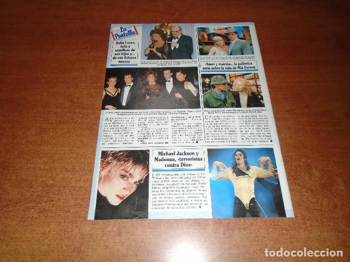 Coleccionismo de Revistas y Peri&oacute;dicos: RETAL PRENSA 1999: MICHAEL JACKSON. MADONNA. SOF&Iacute;A LOREN. FRAN RIVERA.