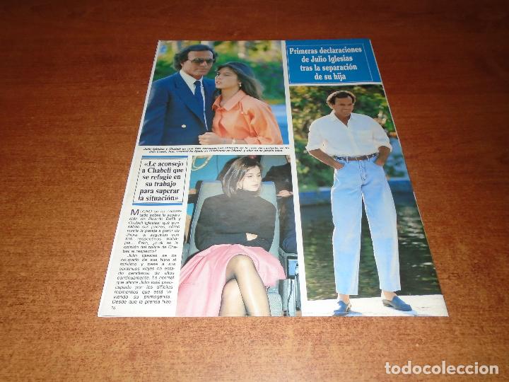 Coleccionismo de Revistas y Peri&oacute;dicos: RETAL PRENSA 1999: JULIO IGLESIAS. CHABELI.