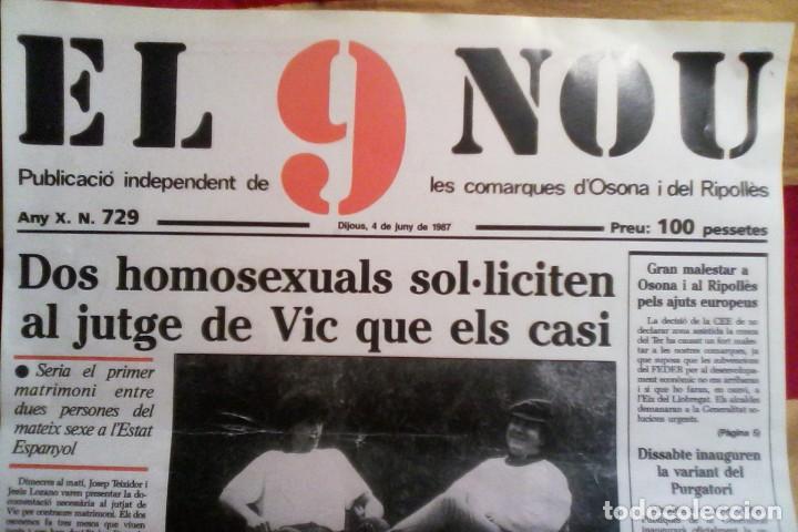 Coleccionismo de Revistas y Peri&oacute;dicos: EL 9 NOU - 1987 .