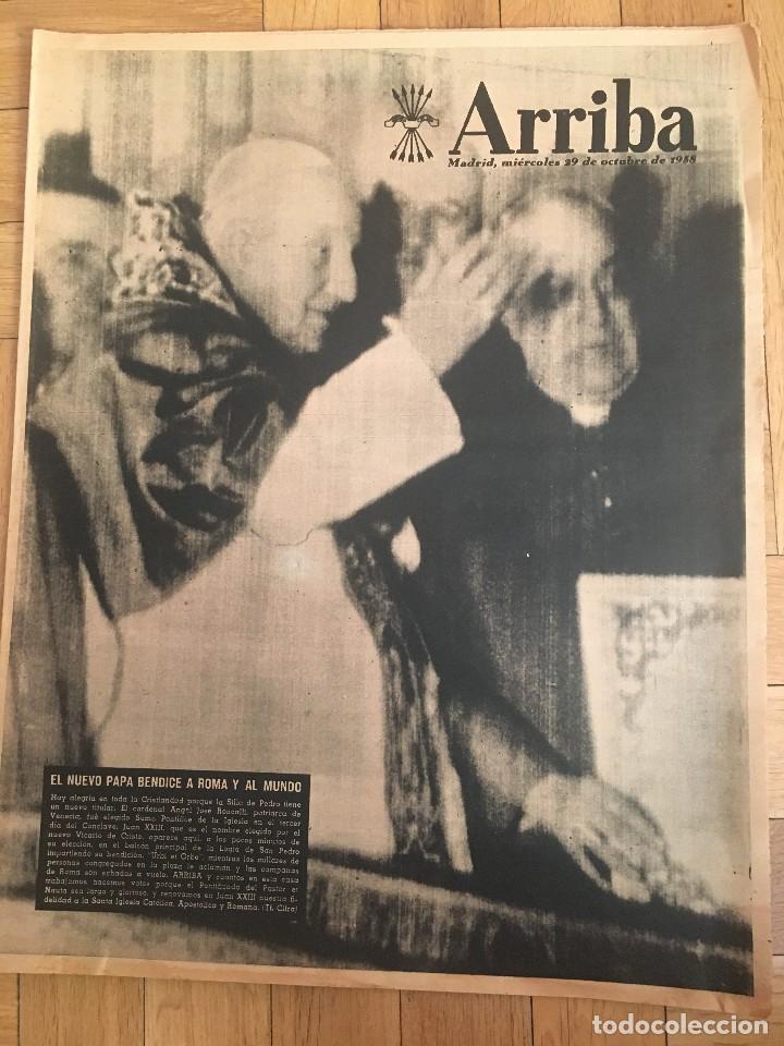 Collection Magazines and Newspapers: ARRIBA (29-10-58) NUEVO PAPA GIUSEPPE RONCALLI JUAN XXIII