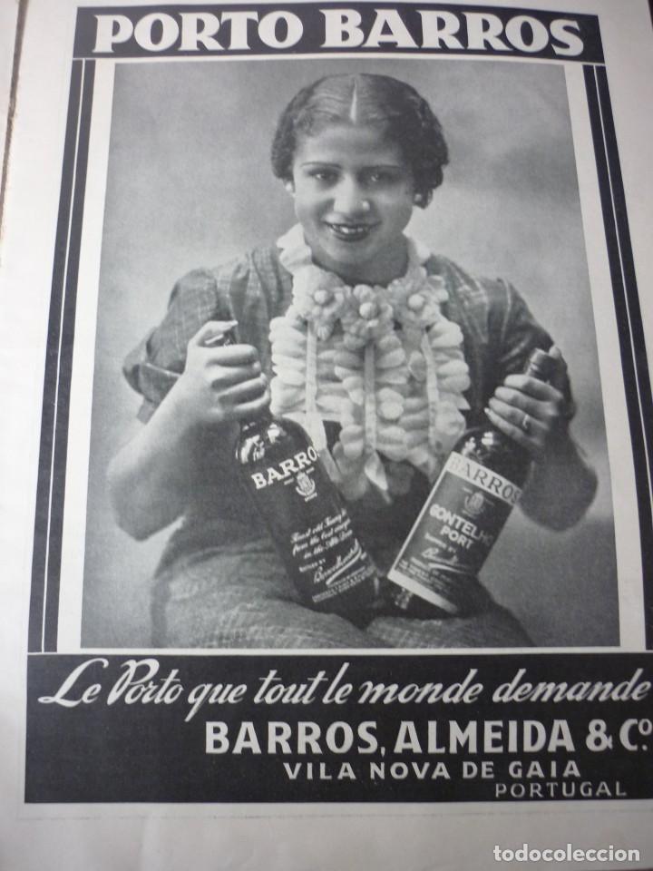 Colecionismo de Revistas e Jornais: PORTO BARROS. PUBLICIDAD A&Ntilde;OS 30. EN FRANC&Eacute;S.