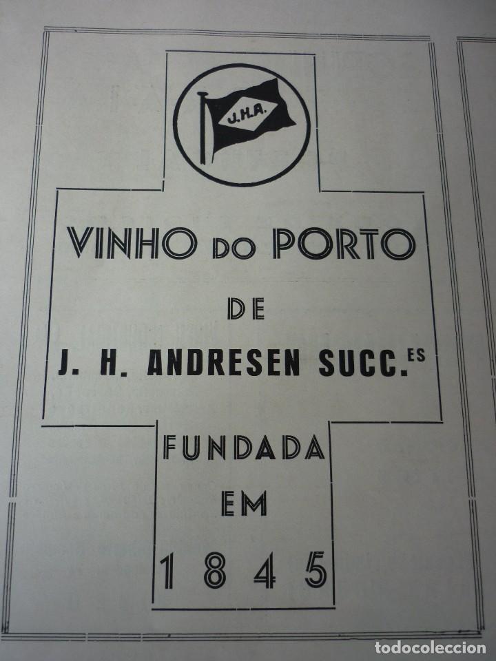 Collection Magazines and Newspapers: VINHO DO PORTO. J.H. ANDRESEN SUCC.ES. PUBLICIDAD A&Ntilde;OS 30.