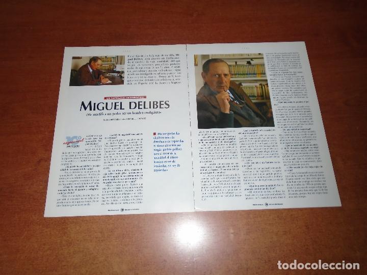 Coleccionismo de Revistas y Peri&oacute;dicos: RETAL PRENSA DE 1992: ENTREVISTA A MIGUEL DELIBES