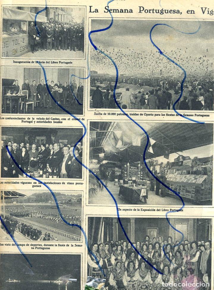 Coleccionismo de Revistas y Peri&oacute;dicos: VIGO 1931 SEMANA PORTUGUESA HOJA REVISTA