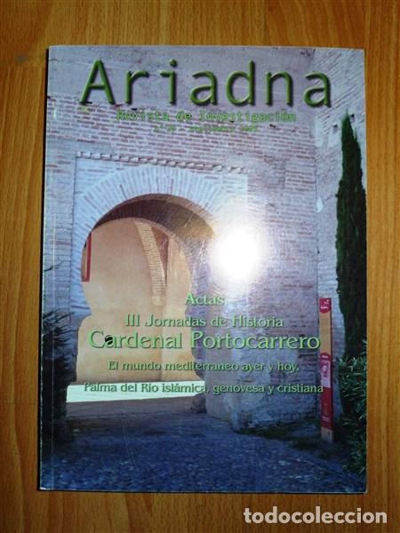 Coleccionismo de revistas y peri&oacute;dicos: ARIADNA : Revista de Investigaci&oacute;n. N&ordm; 20 ; Septiembre 2009 : Actas III Jornadas de Historia : Carde