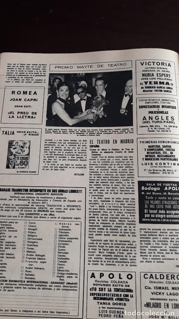 Coleccionismo de Revistas y Peri&oacute;dicos: mayte de teatro para antonio gala paco martinez soria