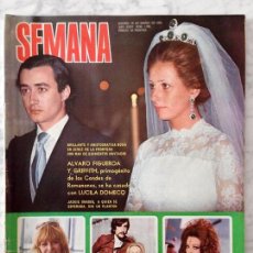 Coleccionismo de Revistas y Periódicos: SEMANA - 1974 - JUAN PARDO, J. BAU, PATTY PRAVO, SARA MONTIEL, NATHALIE DELON, S. VARTAN, L. FLORES. Lote 57141450