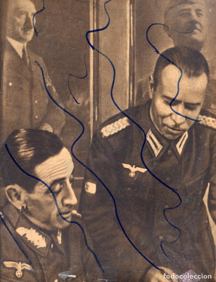 Coleccionismo de Revistas y Peri&oacute;dicos: DIVISION AZUL 1941 MU&Ntilde;OZ GRANDE Y TENIENTE CORONEL ROMERO HOJA REVISTA