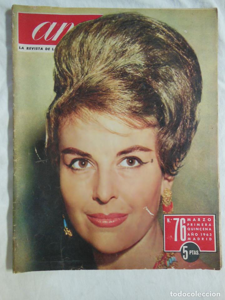 Coleccionismo de Revistas y Peri&oacute;dicos: AMA. La Revista de las Amas de Casa. N&uacute;m 76 marzo 1963. Portada Elder Barber
