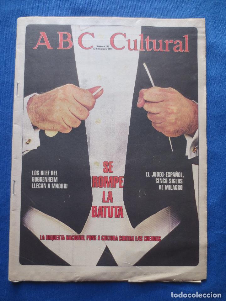 Coleccionismo de Revistas y Peri&oacute;dicos: ABC CULTURAL - N&Uacute;MERO 106 - 12 NOVIEMBRE 1993 -
