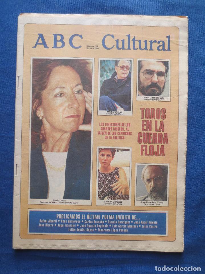 Coleccionismo de Revistas y Peri&oacute;dicos: ABC CULTURAL - N&Uacute;MERO 115 - 14 ENERO 1994
