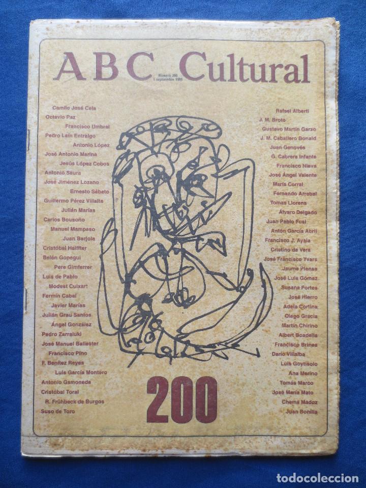 Coleccionismo de Revistas y Peri&oacute;dicos: ABC CULTURAL - N&Uacute;MERO 200 - 1 SEPTIEMBRE 1995 - ESPECIAL N&ordm; 200