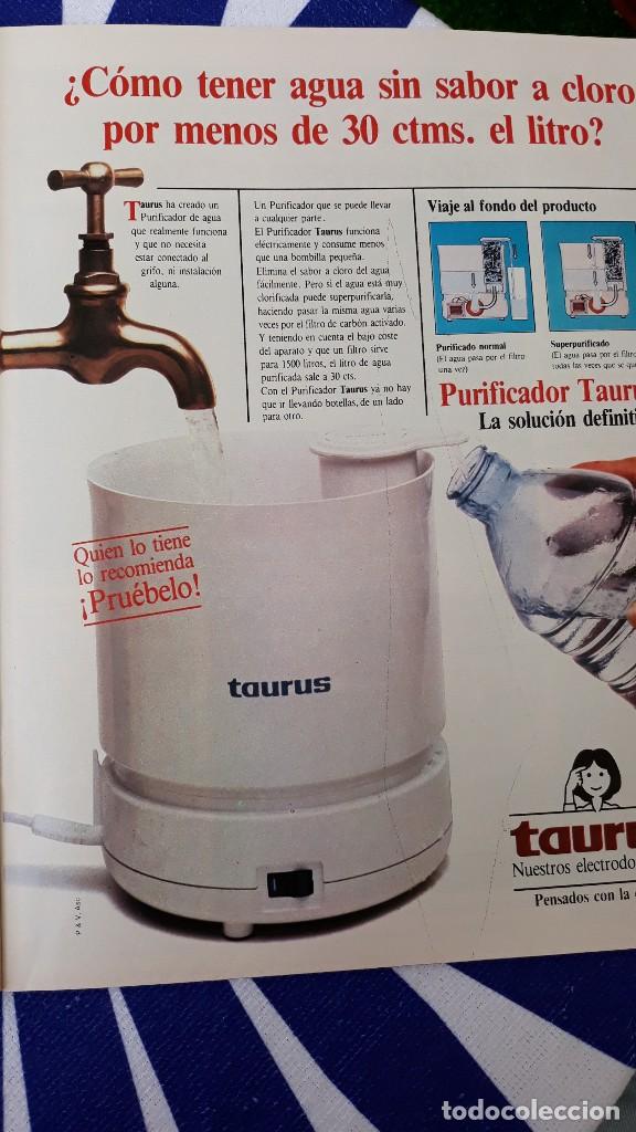 Coleccionismo de Revistas y Peri&oacute;dicos: ANUNCIO DEPURADORA TAURUS