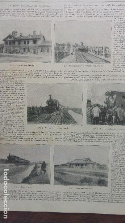 Coleccionismo de revistas y peri&oacute;dicos: FERROCARRIL CHINA LOS ROSARIOS EN ANDALUCIA TEATRO INTIMO IFIGENIA EN TAURIDA BARCELONA REVISTA 1898