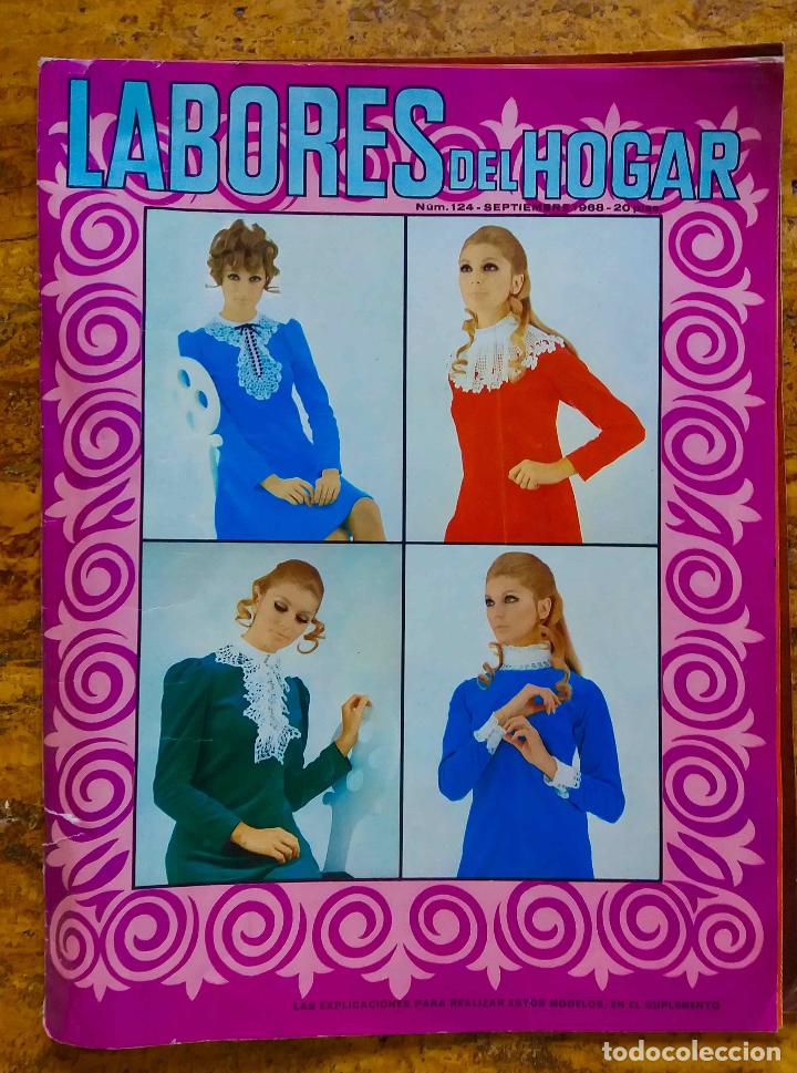 Coleccionismo de revistas y peri&oacute;dicos: LABORES DEL HOGAR N&ordm; 124 SEPTIEMBRE 1968, MODA. REVISTA CON PATRONES