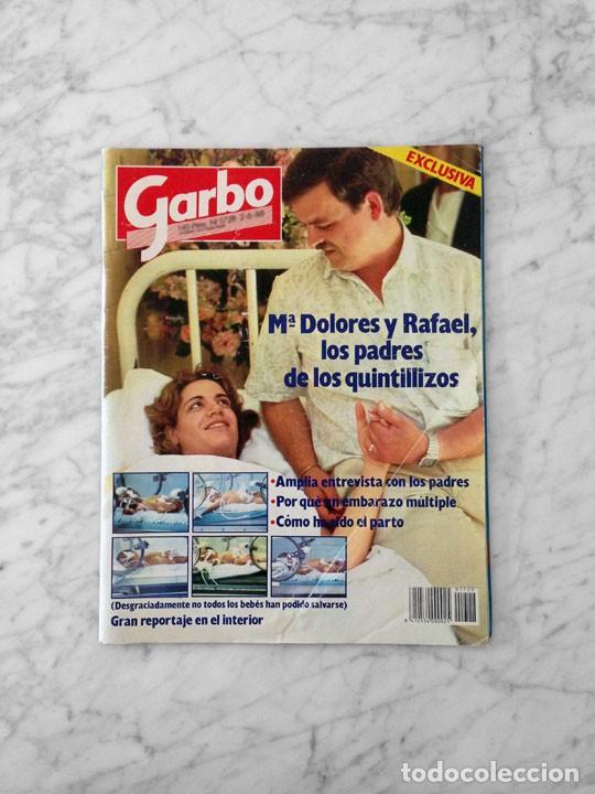 Coleccionismo de Revistas y Peri&oacute;dicos: GARBO - 1986 - MERCEDES MILA, GLORIA THURN Y TAXIS, CORAZON AQUINO, FERNANDO RADA, CARLOS GRANADOS