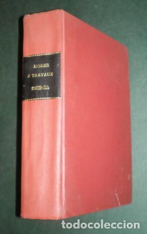 Coleccionismo de revistas y peri&oacute;dicos: MODES & TRAVAUX. 10 n&uacute;meros en 1 volumen. 1949-1953. MODA, COSTURA