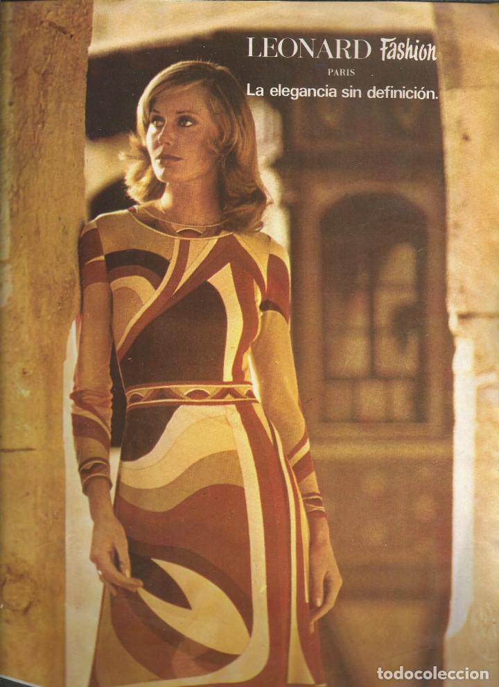 Collezionismo di Riviste e Giornali: ANUNCIO REVISTA *LEONARD FASHION* PARIS - EL CORTE INGL&Eacute;S - HOJA REVISTA