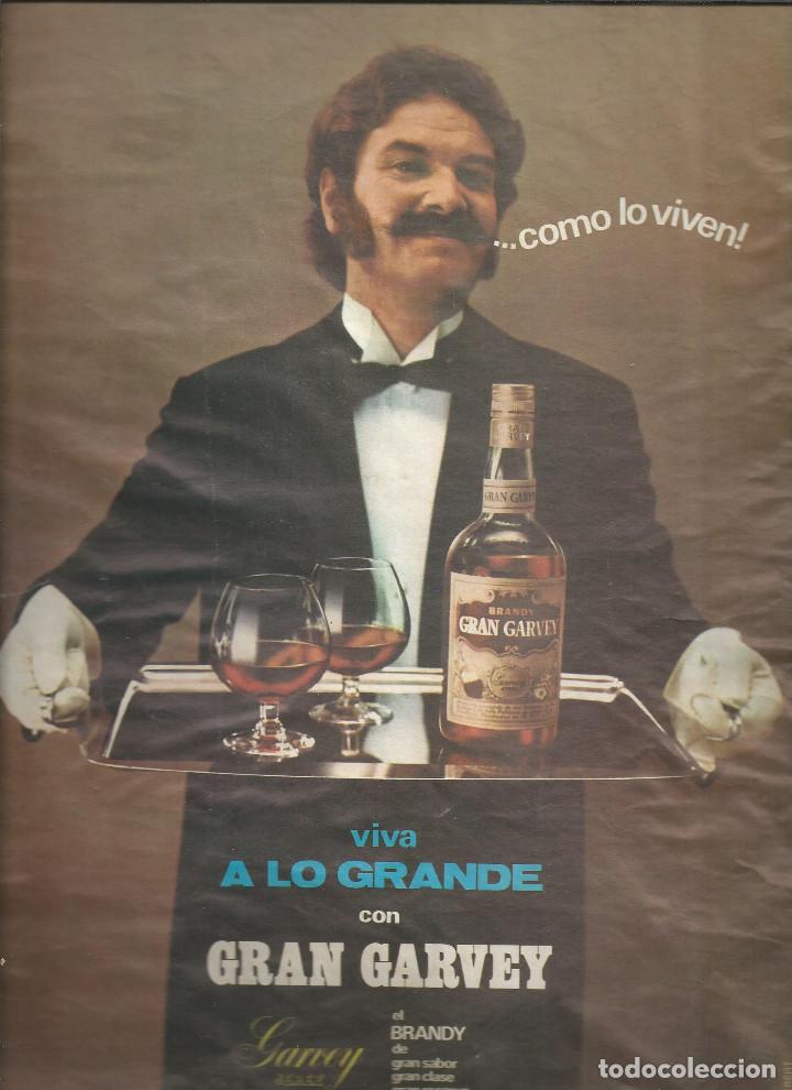 Collezionismo di Riviste e Giornali: ANUNCIO *BRANDY GRAN GARVEY* VIVA A LO GRANDE - HOJA REVISTA