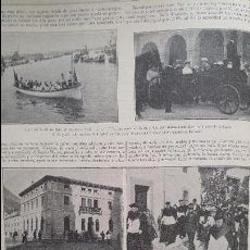 Coleccionismo de Revistas y Periódicos: VIAJE DE ALFONSO XIII ASTURIAS TRUBIA SANTANDER GIJON COVADONGA LEON REVISTA AÑO 1902