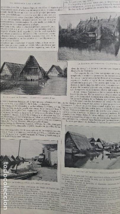 Coleccionismo de revistas y peri&oacute;dicos: ALBUFERA VALENCIA PALMAR BOSQUE SENILL JOSE MASRIERA CONTADORES ELECTRICOS REVISTA A&Ntilde;O 1902