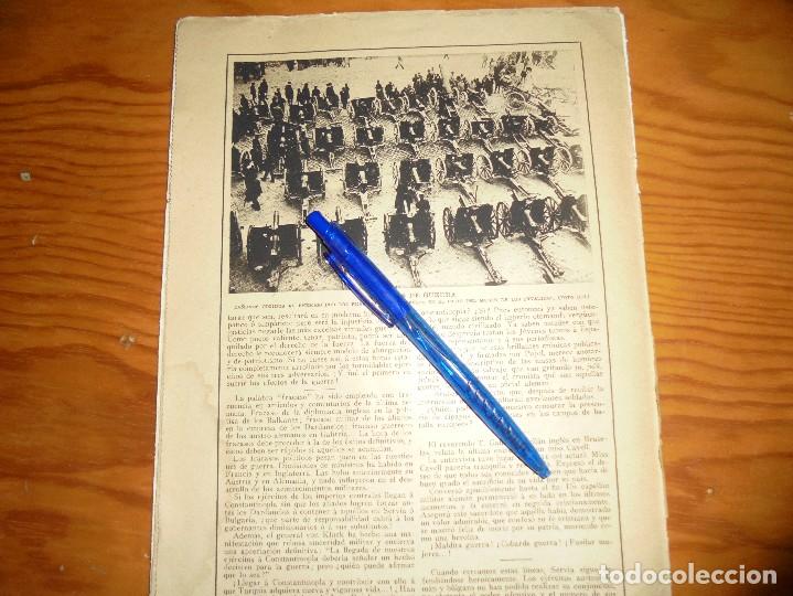 Coleccionismo de revistas y peri&oacute;dicos: RECORTE PRENSA : CA&Ntilde;ONES COGIDOS POR LOS FRANCESES AL ENEMIGO. BLANCO Y NEGRO, OCTBRE 1915