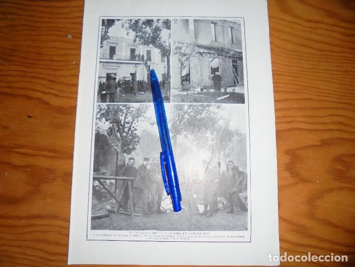 Coleccionismo de revistas y peri&oacute;dicos: RECORTE PRENSA : EL INCENDIO DE LA ACADEMIA DE CABALLERIA. BLANCO Y NEGRO, OCTBRE 1915