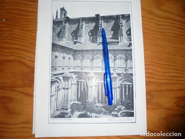 Coleccionismo de revistas y peri&oacute;dicos: RECORTE PRENSA : PATIO DEL CLAUSTRO DE SANTO DOMINGO, SALAMANCA. BLANCO Y NEGRO, OCTBRE 1915