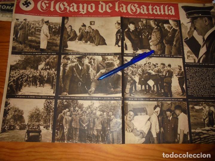 Collection Magazines and Newspapers: RECORTE PRENSA :  EL RAYO DE LA BATALLA.  HITLER.  SEMANA, FBRO 1941