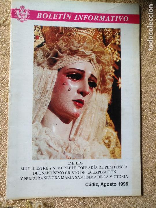 Coleccionismo de Revistas y Peri&oacute;dicos: antigua revista o bolentin hermandad cofradia cadiz . ver numero en foto . semana santa