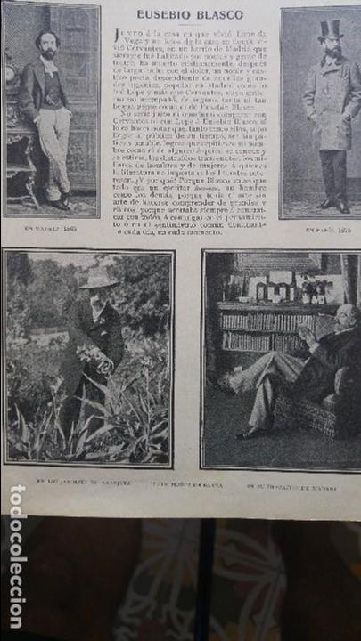 Colecionismo de Revistas e Jornais: EUSEBIO BLASCO ENTIERRO ECHEGARAY HOJA REVISTA A&Ntilde;O 1903