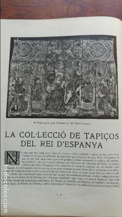 Collezionismo di Riviste e Giornali: LA COLECCION DE TAPICES DEL REY DE ESPA&Ntilde;A CASA REAL ESPA&Ntilde;OLA MADRID REVISTA DE ARTE A&Ntilde;O 1915