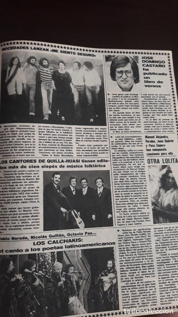 Coleccionismo de Revistas y Peri&oacute;dicos: MOCEDADES LOLITA FLORES QUILLA HUASI LOS CALCHAKIS