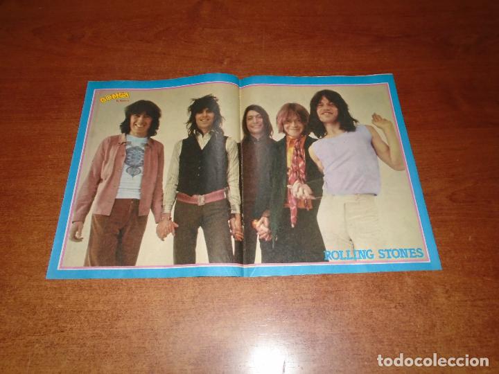 Coleccionismo de Revistas y Peri&oacute;dicos: RETAL PRENSA 1980: POSTER BOMBA ROLLING STONES