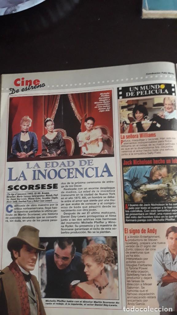 Colecionismo de Revistas e Jornais: GERALDINE CHAPLIN MICHELLE PFEIFFER WINONA RYDER ANDY GARCIA DAIEL DAY LEWIS