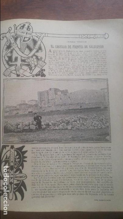 Collezionismo di Riviste e Giornali: EL CASTILLO DE FUENTES DE VALDEPERO PALENCIA 1 HOJA A&Ntilde;O 1903