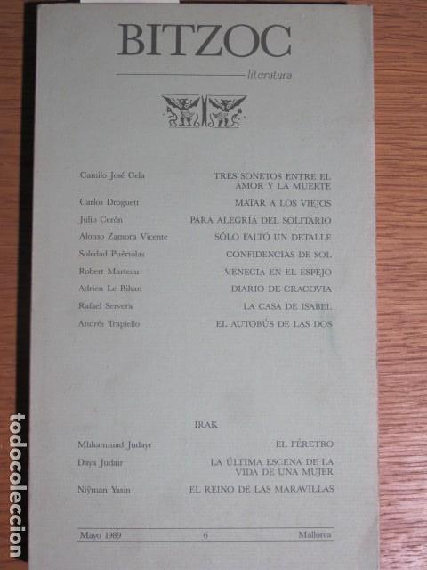 Sammeln von Zeitschriften und Zeitungen: Bitzoc. Revista trimestral. Director Basilio Baltasar. n&ordm;6 . Sept. 1990. Mallorca