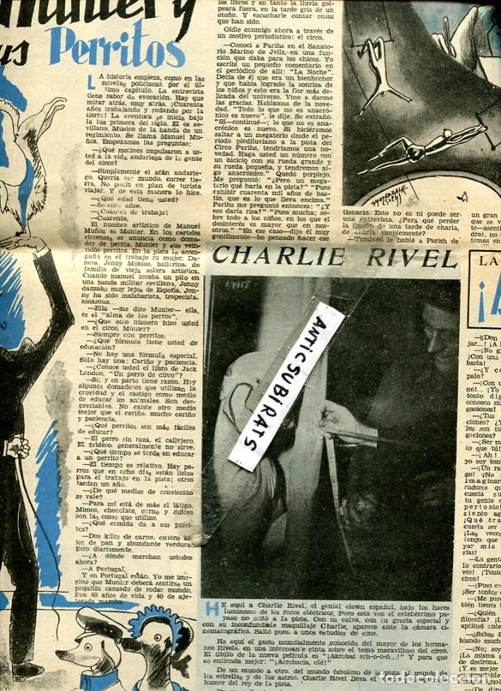 Coleccionismo de revistas y peri&oacute;dicos: REVISTA A&Ntilde;O 1944 GOMEZ CARRILLO CIRCO CHARLIE RIVEL PAYASO SATURNINO CALLEJA CUENTOS INFANTILES