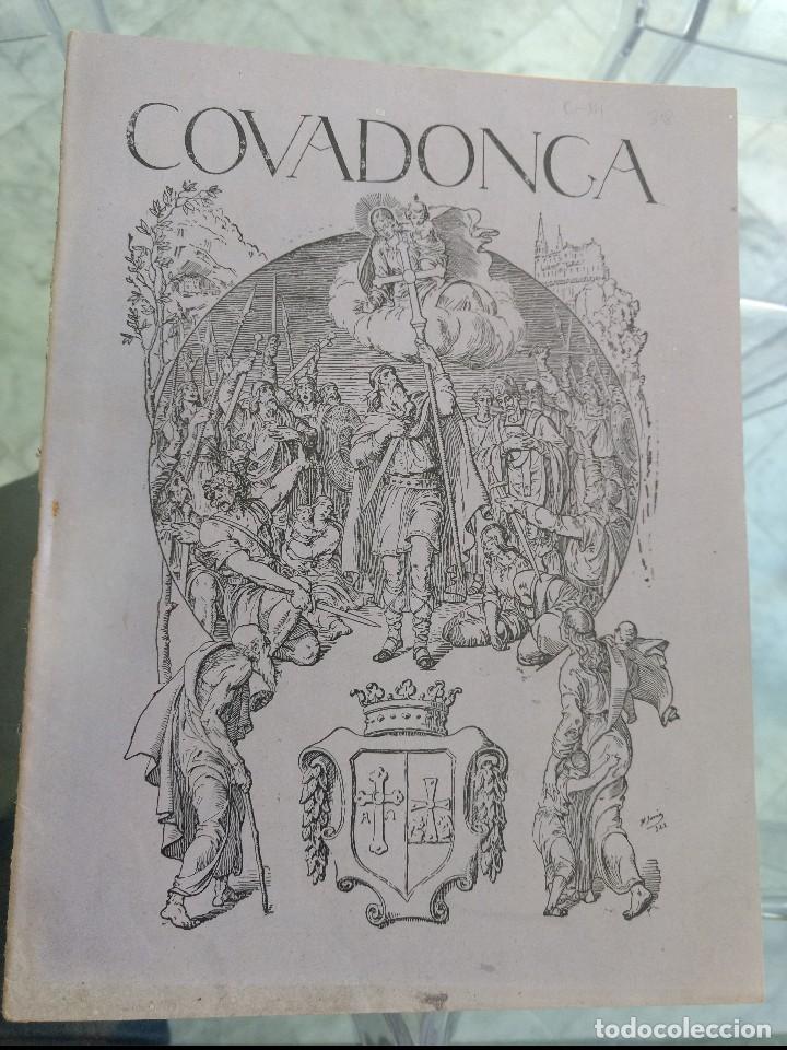 Collezionismo di Riviste e Giornali: Revista Covadonga n&ordm; 318 noviembre 1935. Bodas y visitas a Covadonga, Castropol, etc