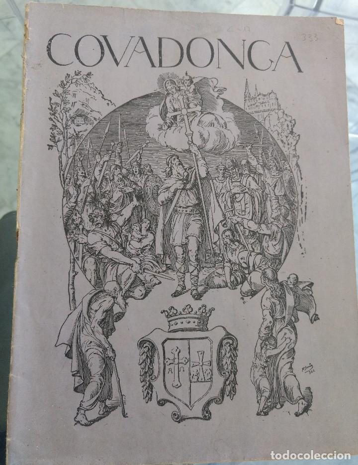 Collectionnisme de Revues et Journaux: Revista Covadonga n&ordm; 333 junio 1936 Castropol, Rio Narcea, Comunion Amanoi, san Esteban Pravia