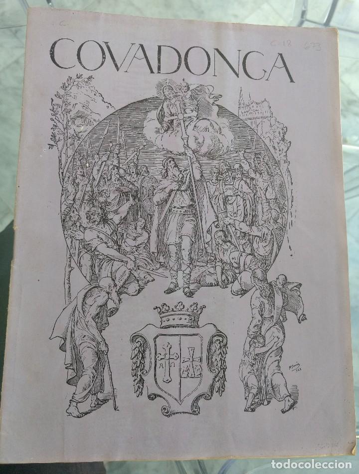 Coleccionismo de Revistas y Peri&oacute;dicos: Revista Covadonga n&ordm; 673 septiembre 1933. Plaza de la &Ntilde;ora, Corrada, Cuel Llanes, Valdemoro