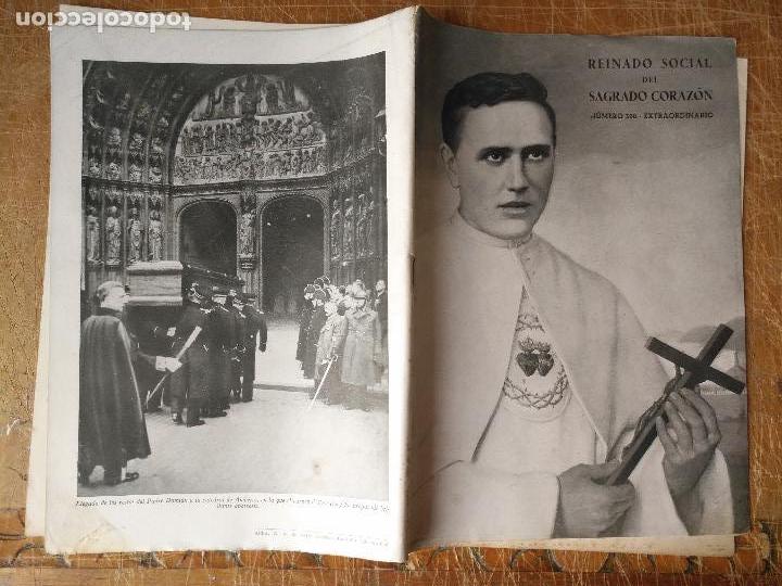 Coleccionismo de revistas y peri&oacute;dicos: revista N 300 RELIGIOSA ILUSTRADA REINADO SOCIAL DEL SAGRADO CORAZON DE JESUS Y VIRGEN MARIA - N 293