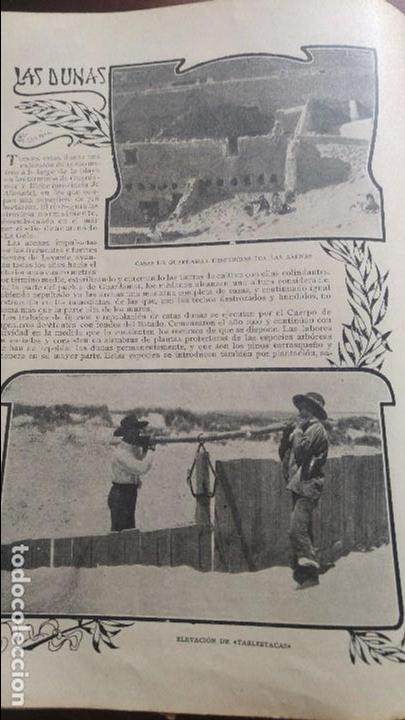 Coleccionismo de Revistas y Peri&oacute;dicos: GUARDAMAR ELCHE LAS DUNAS 2 HOJAS A&Ntilde;O 1903