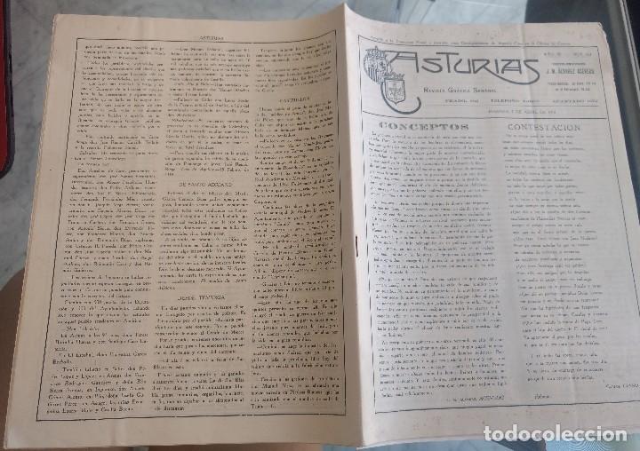 Coleccionismo de Revistas y Peri&oacute;dicos: Revista Asturias Habana 1918 Pilo&ntilde;a, Candas, Cangas de Tineo, Niembro, P&oacute;o Laviana, Coa&ntilde;a