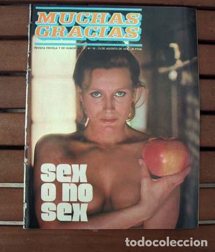 Coleccionismo de revistas y peri&oacute;dicos: Revista MUCHAS GRACIAS N&ordm; 16 / LORETA TOVAR, ERIKA BLANC, HUMOR, COMIC, TELEVISI&Oacute;N..ETC